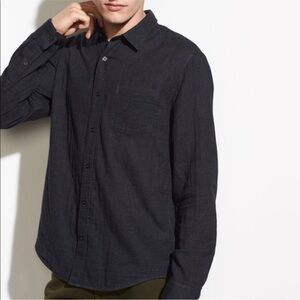 Vince Long Sleeve Button Down shirt black size XL